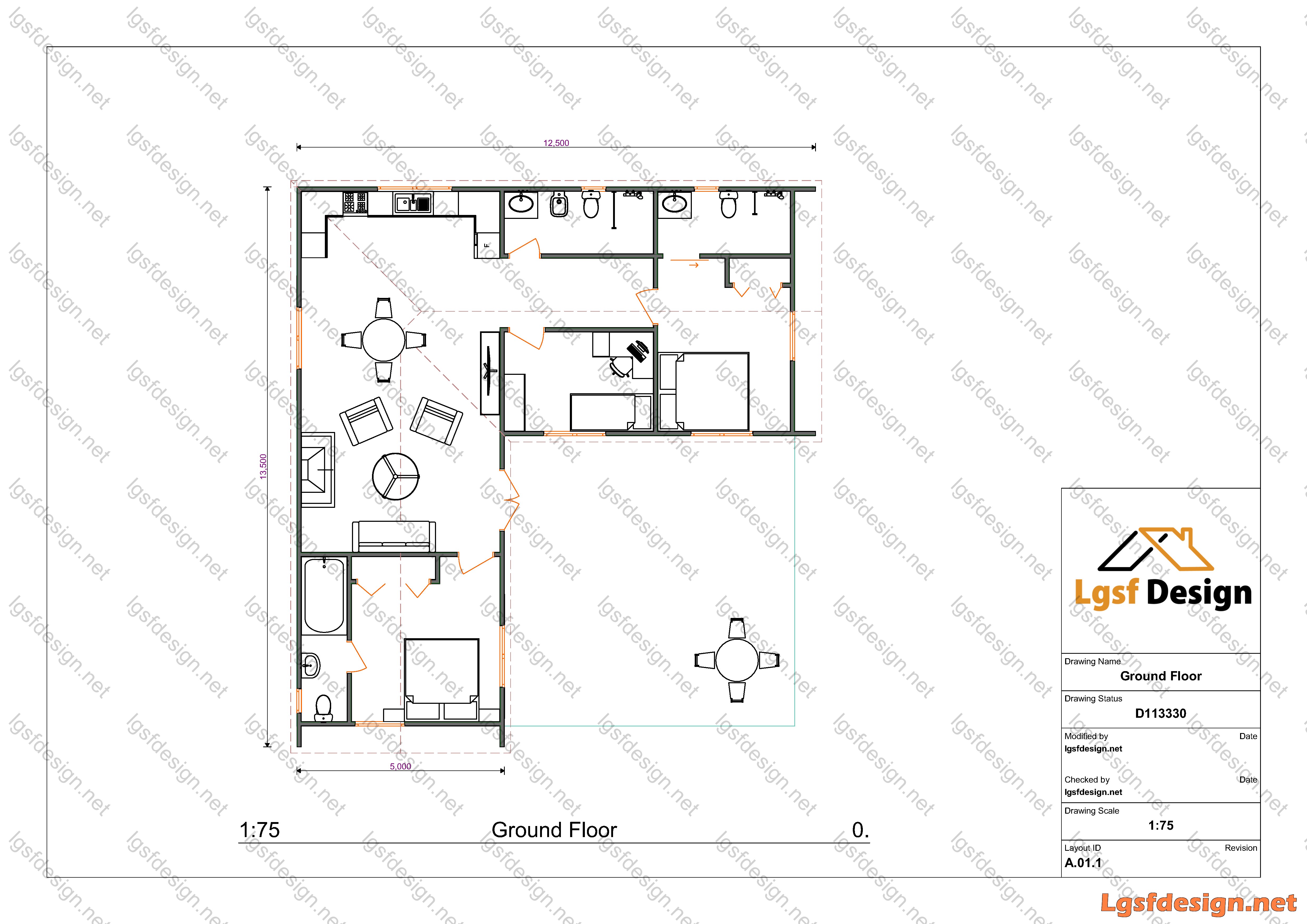 D111330 floor plan