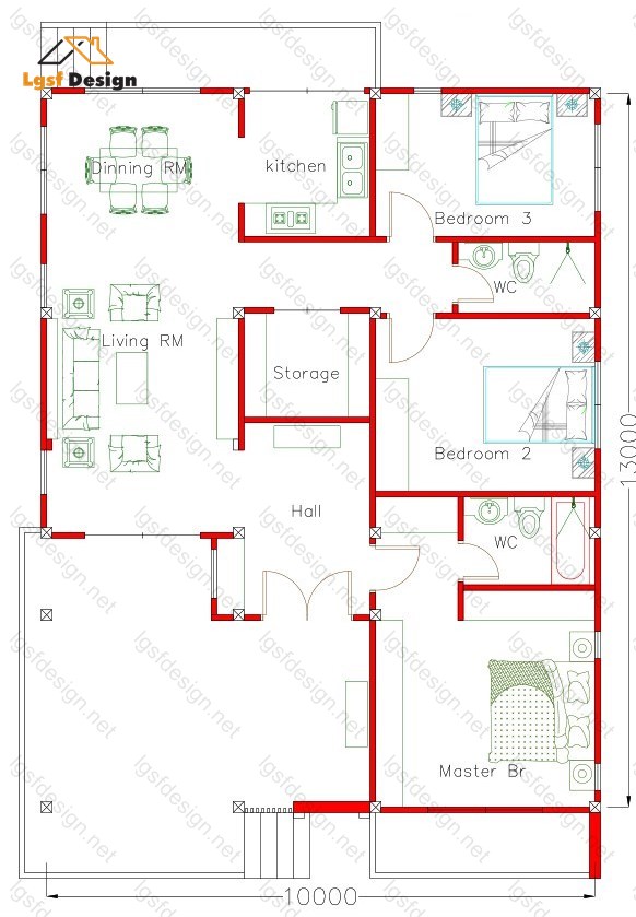 D130320 floor plan