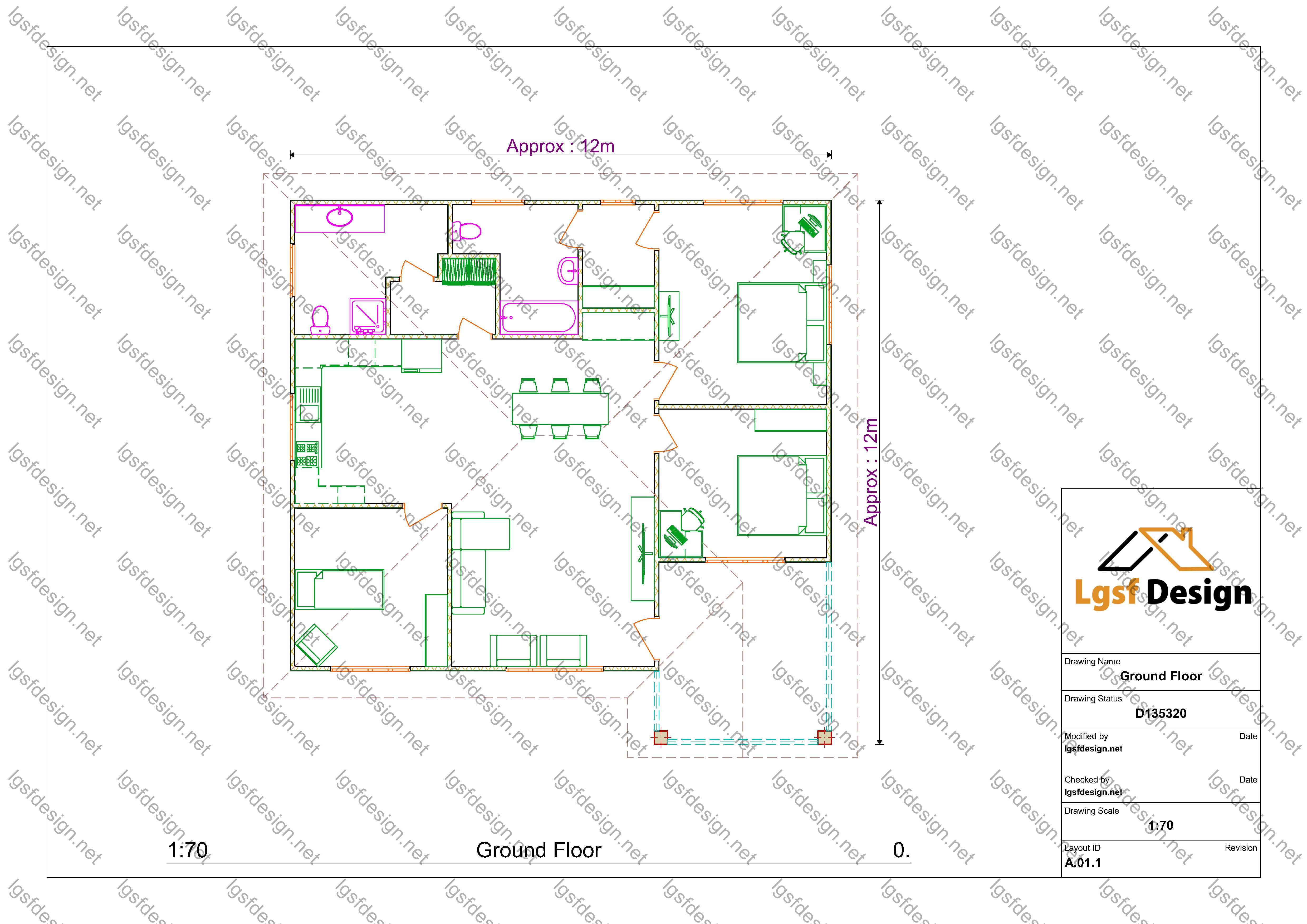 D135320 floor plan