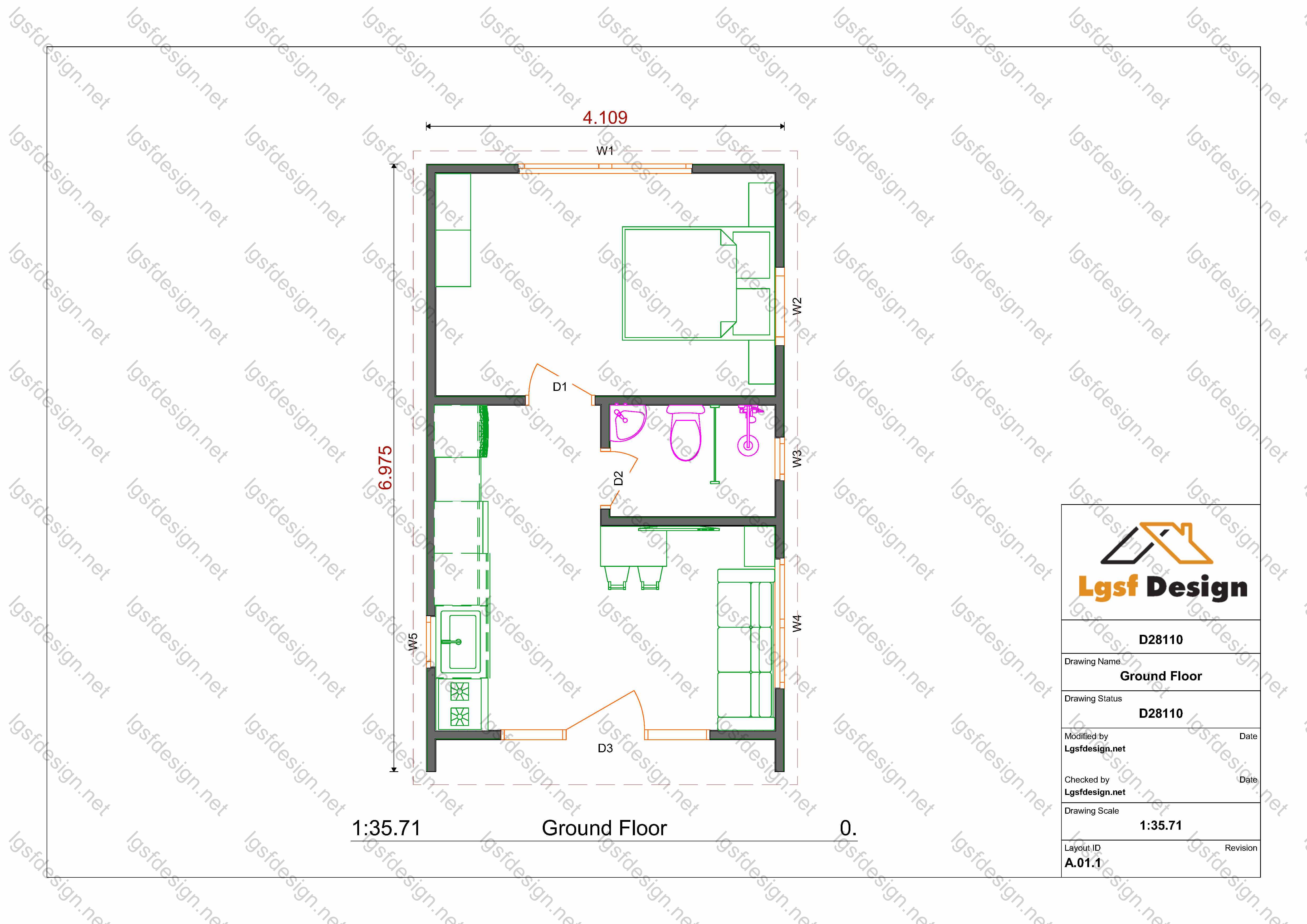 D28110 floor plan