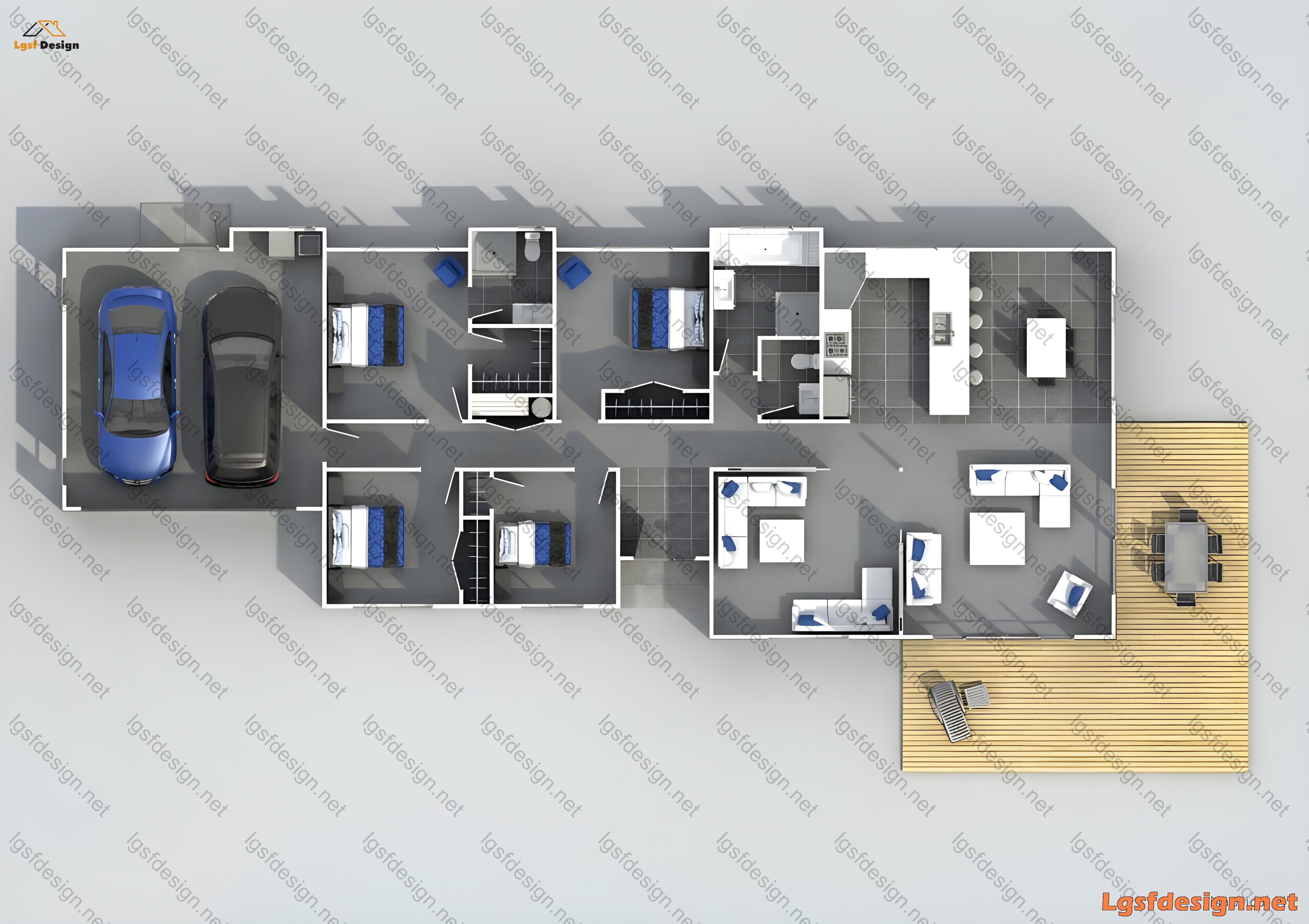 D285422 floor plan