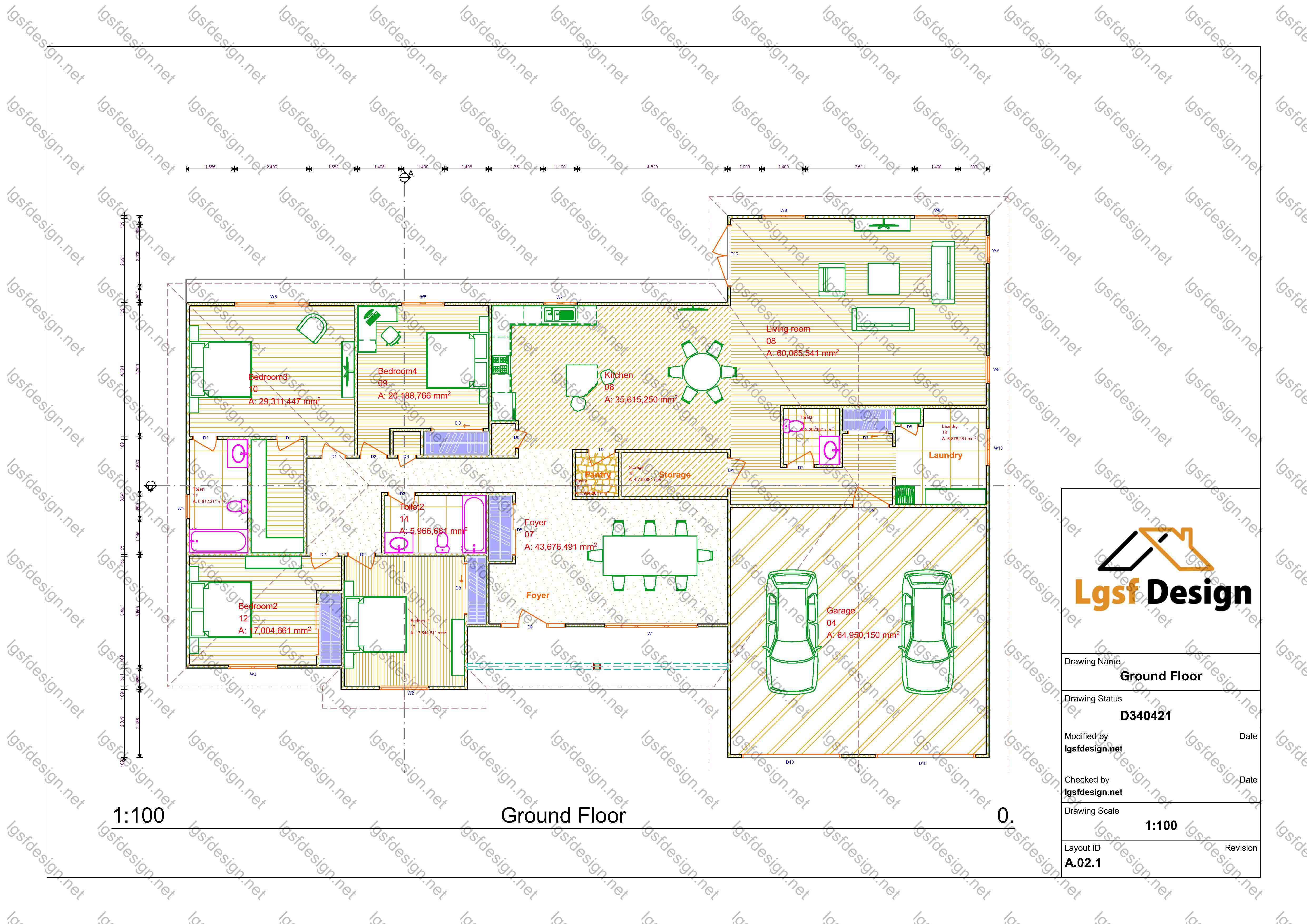 D340421 floor plan