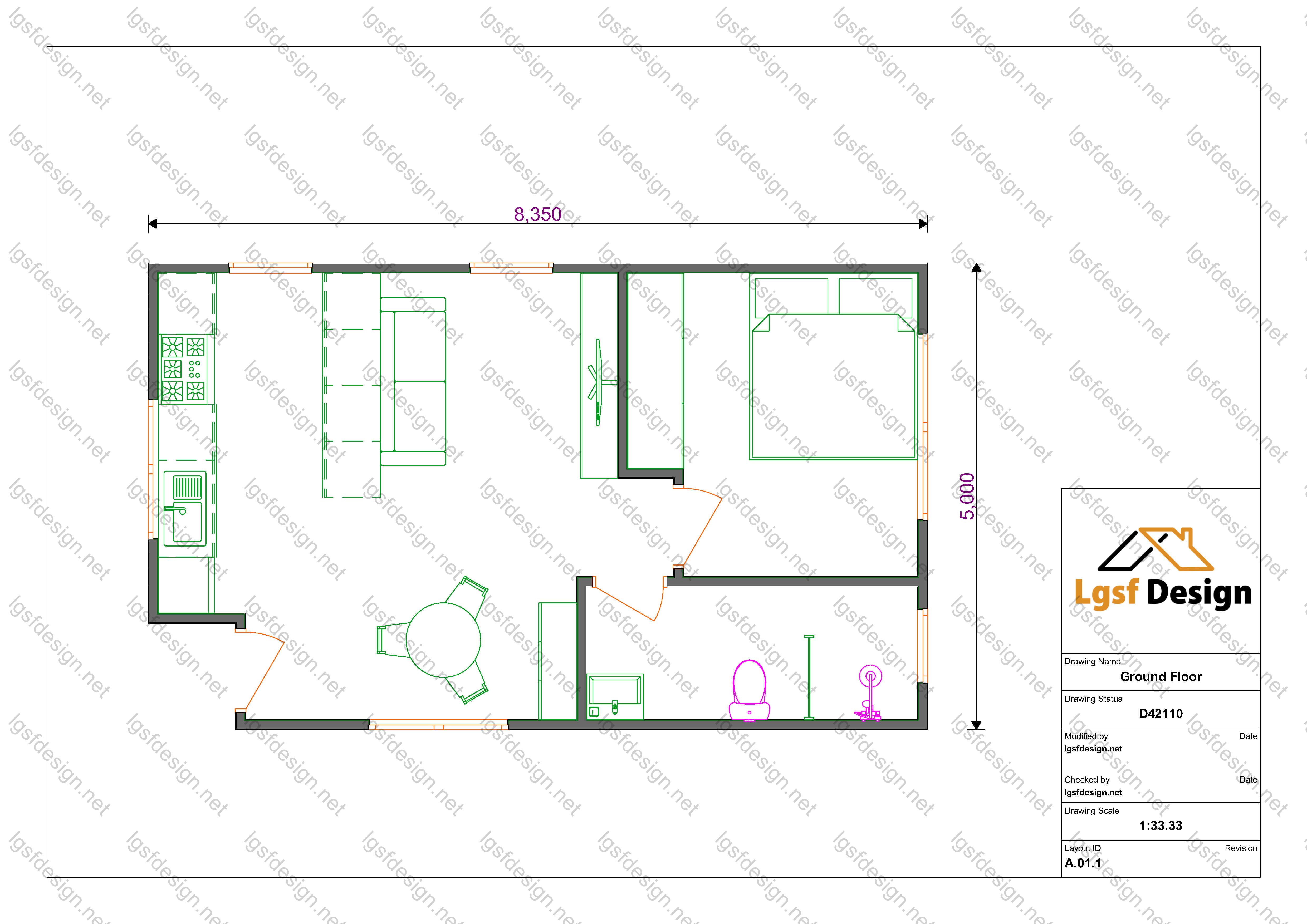 D42110 floor plan