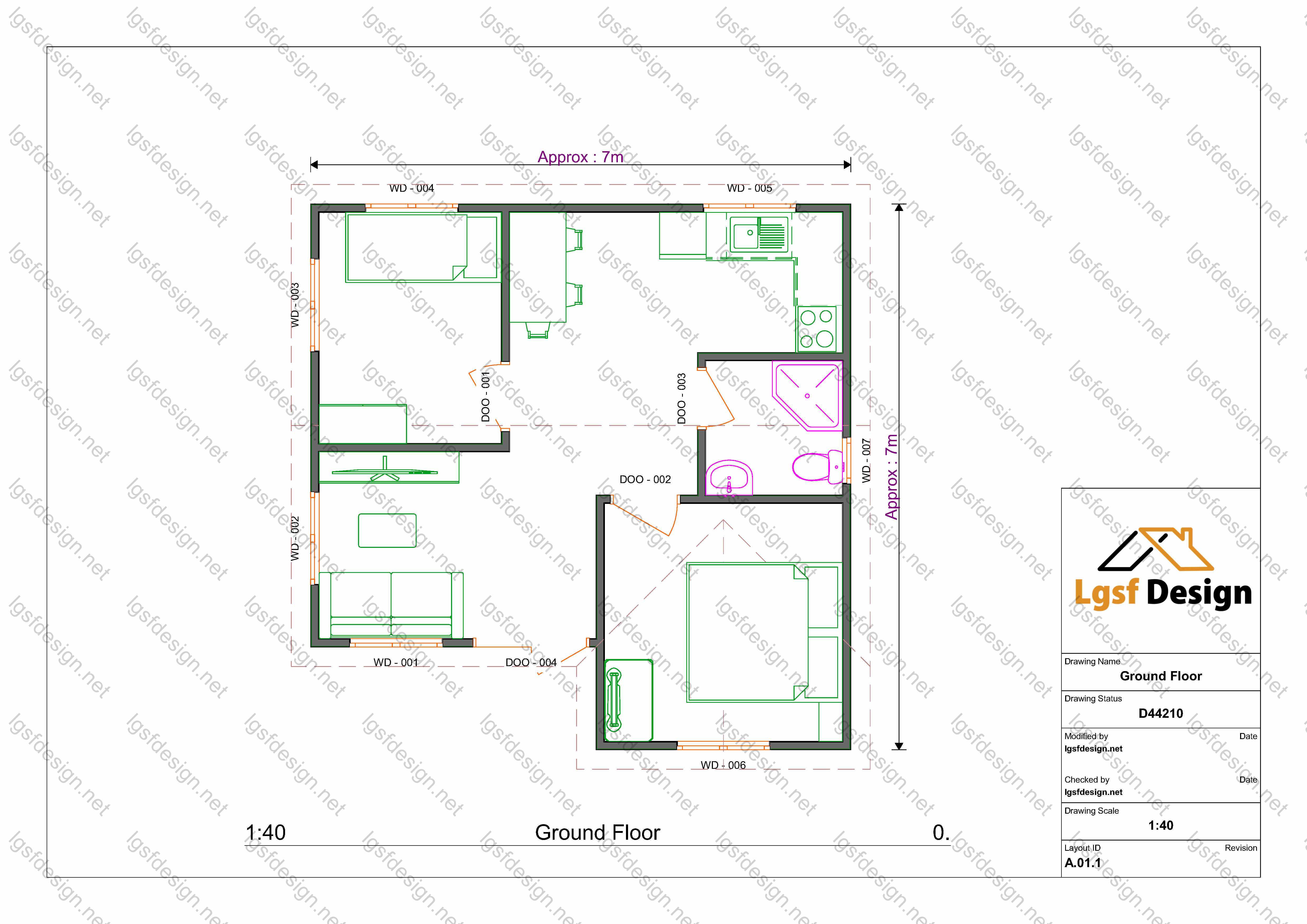 D44210 floor plan