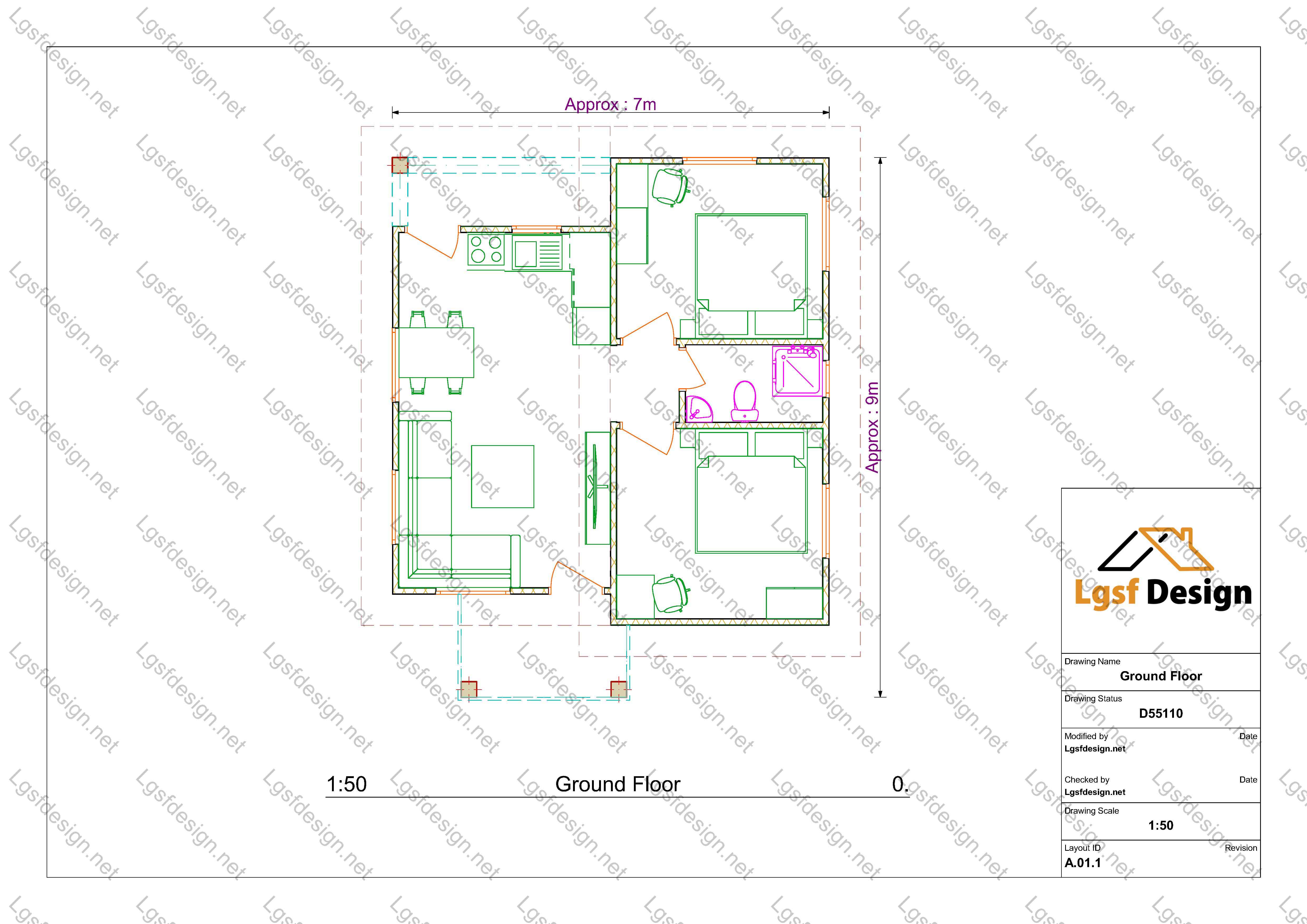 D55110 floor plan
