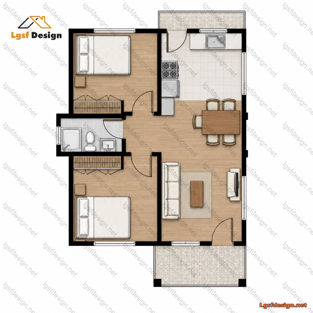 D58210 floor plan