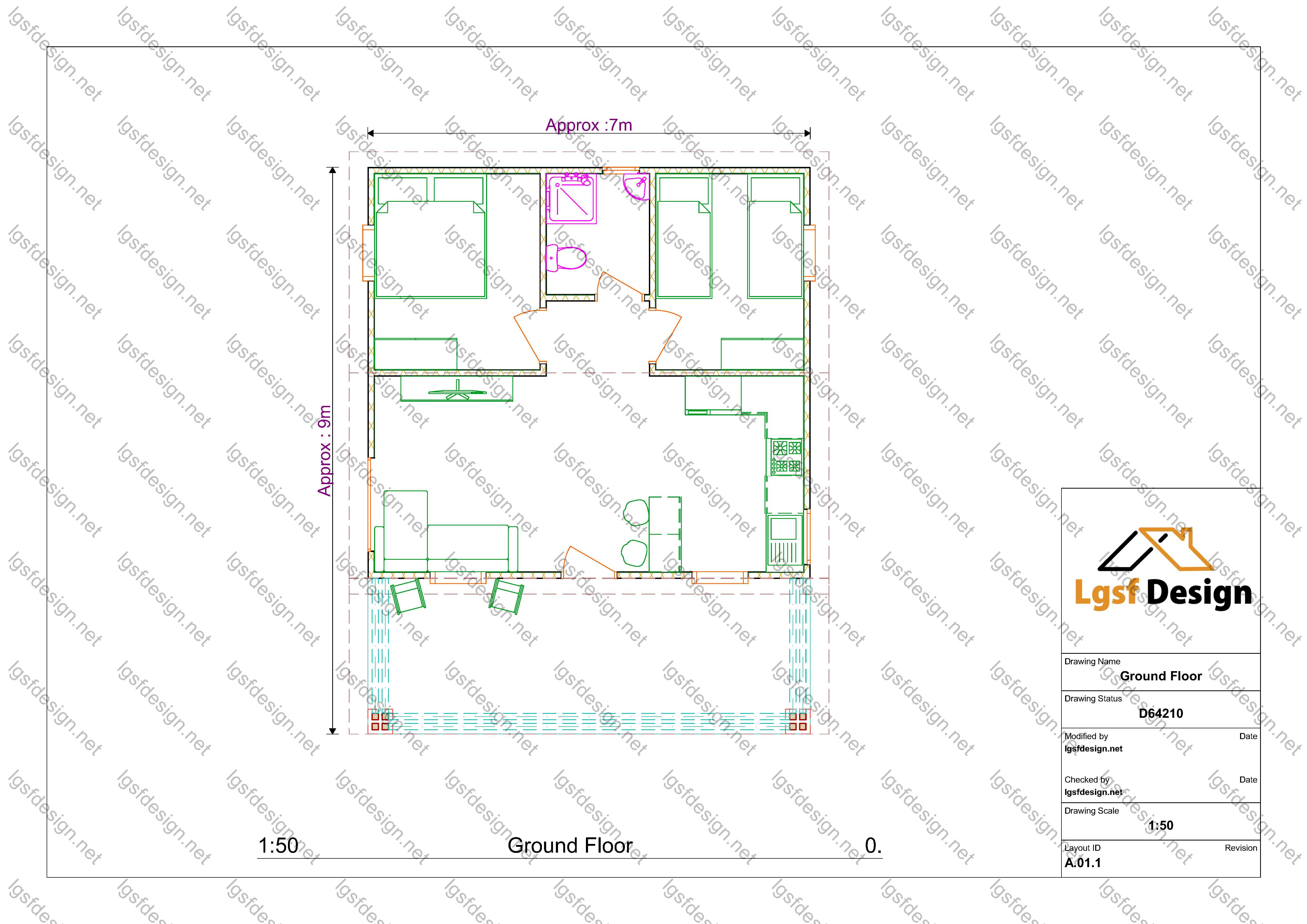D64210 floor plan