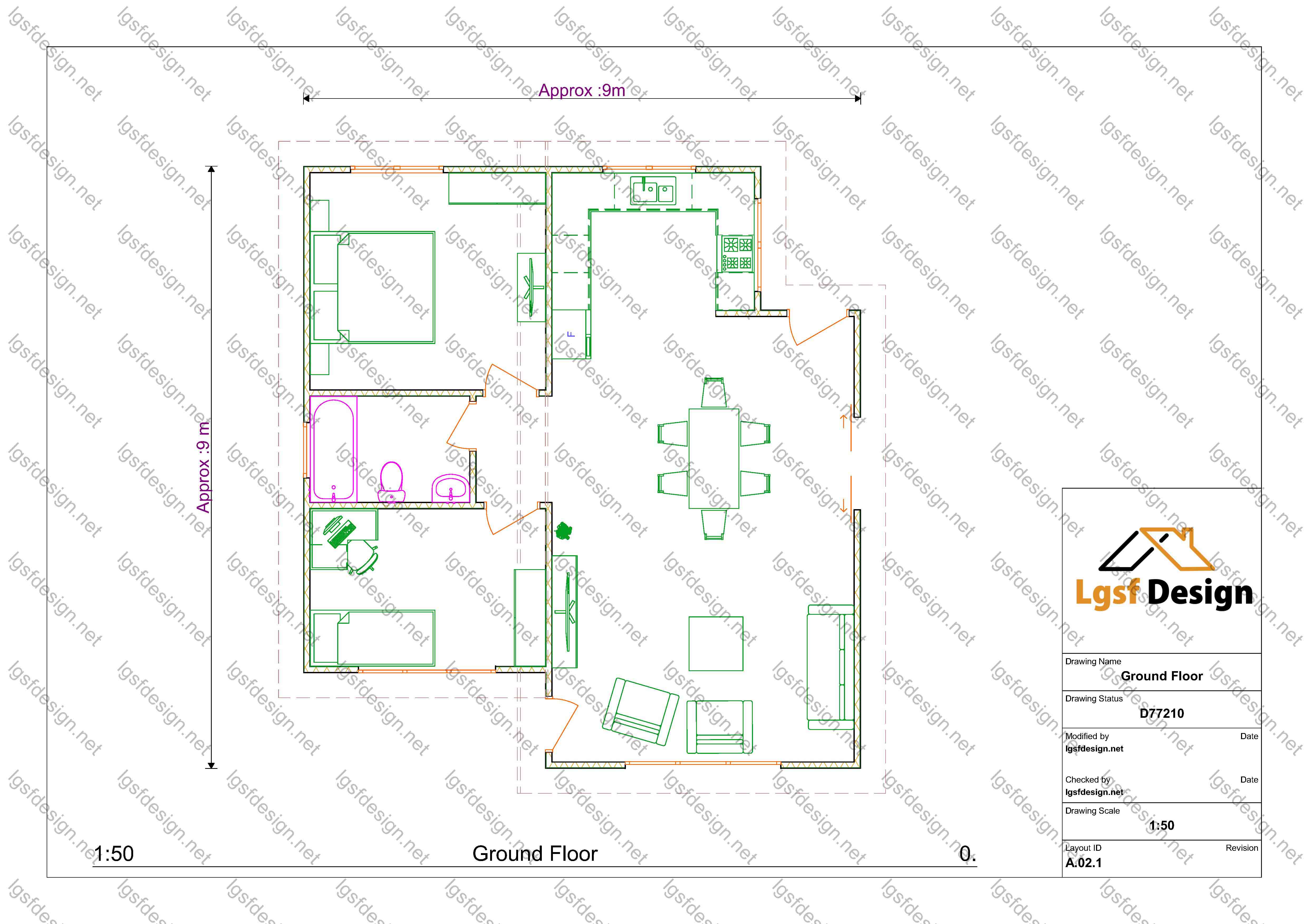 D722100 floor plan
