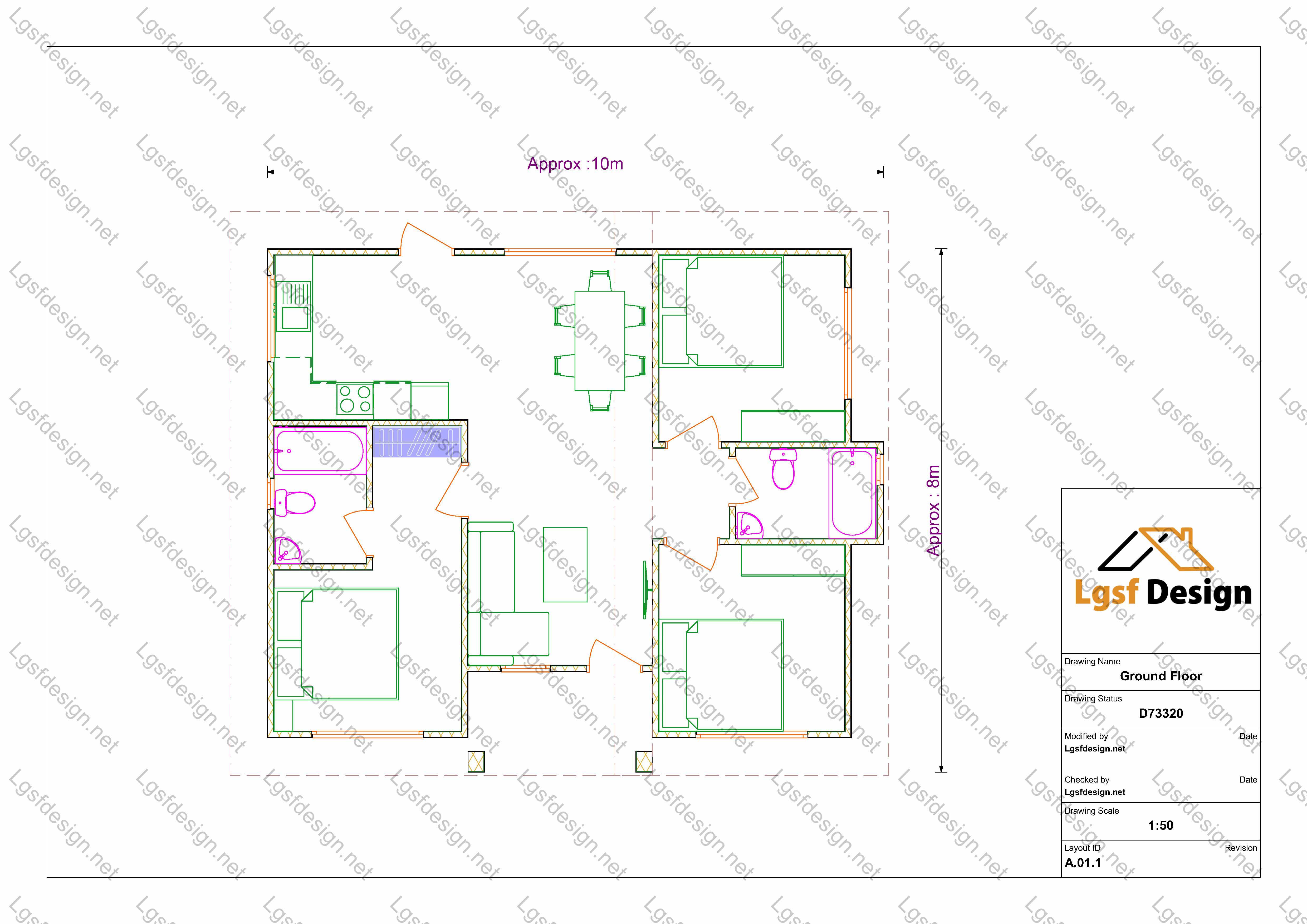 D73320 floor plan