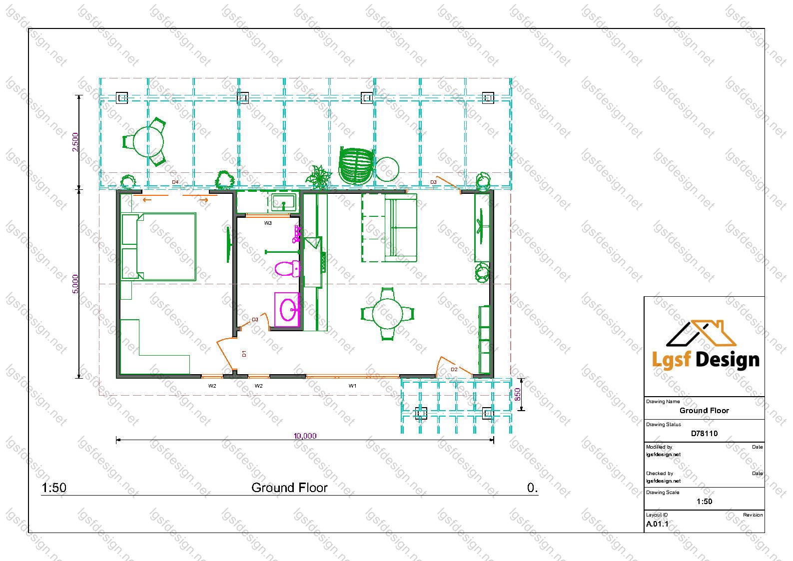 D78110 floor plan