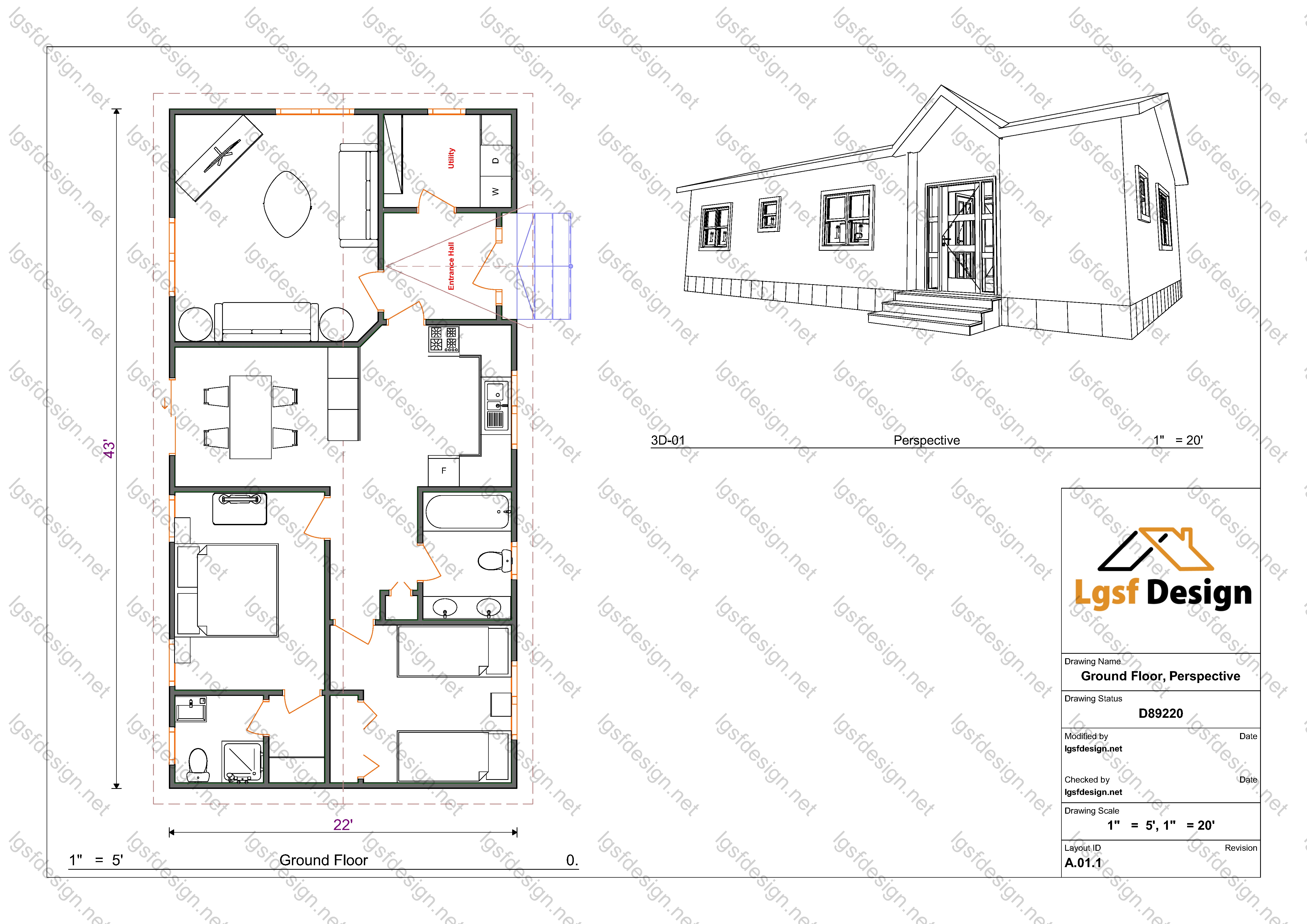 D89220 floor plan