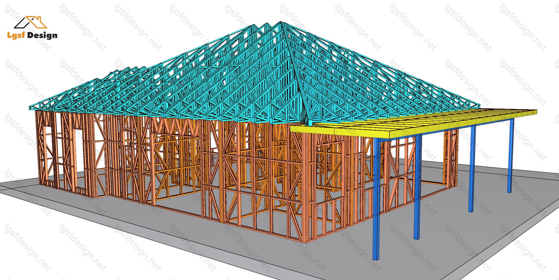 LSF house plan D128321 gallery image 4