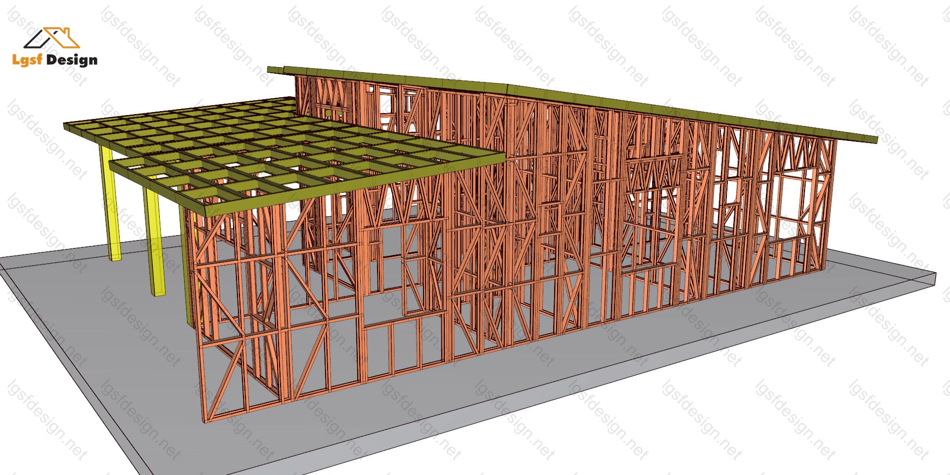 LSF house plan D130320 gallery image 7