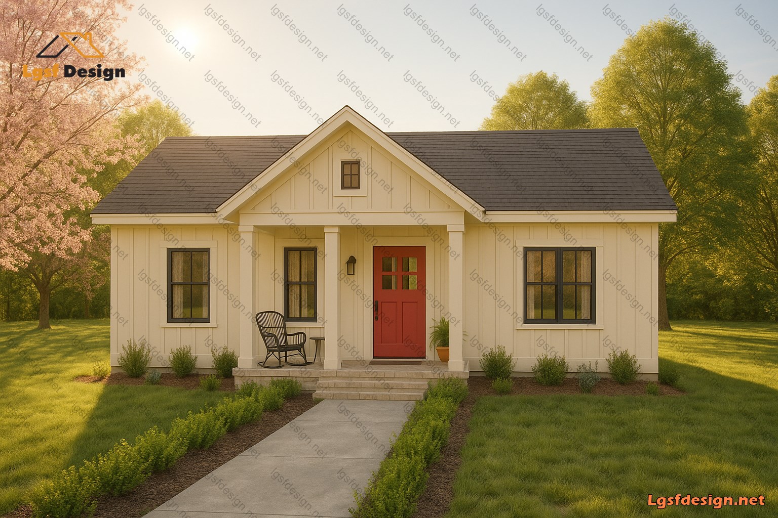 LSF house plan D131320 gallery image 2