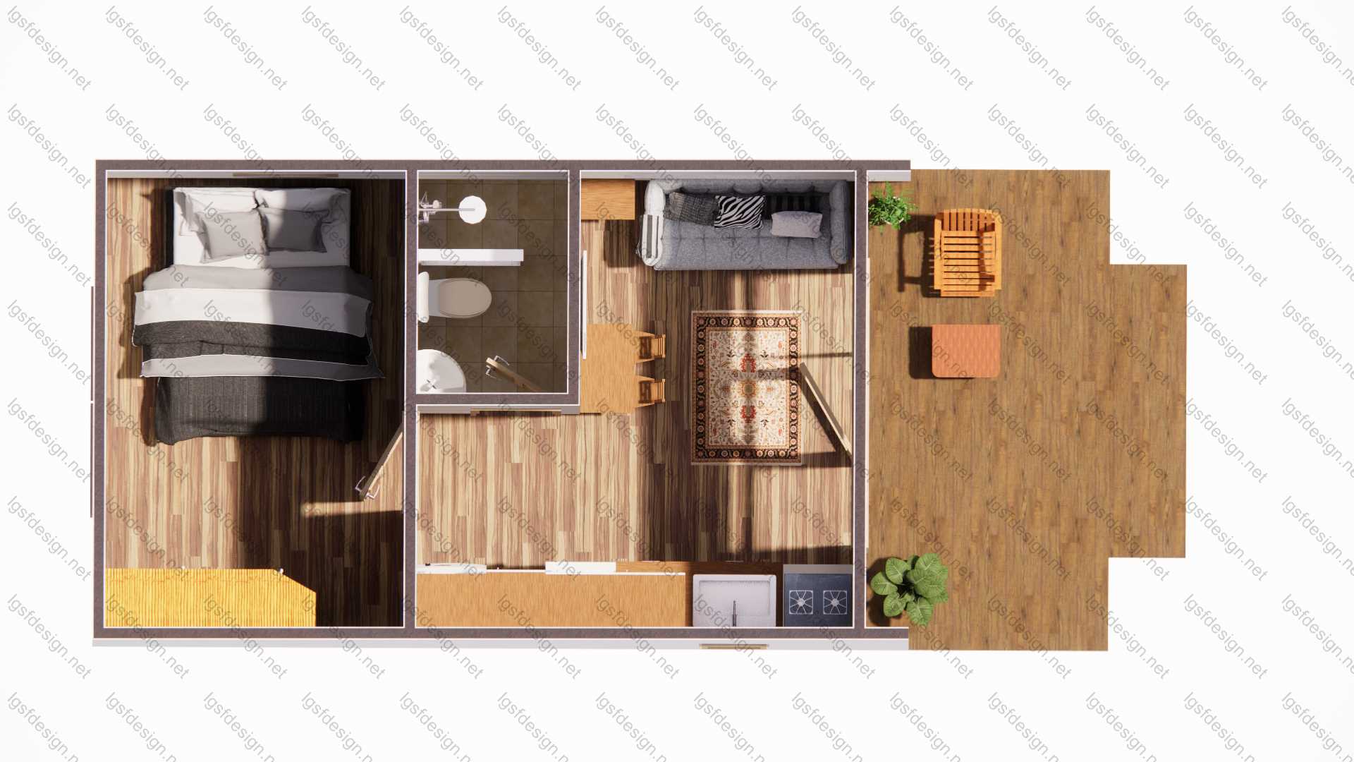 LSF house plan D28110 gallery image 11