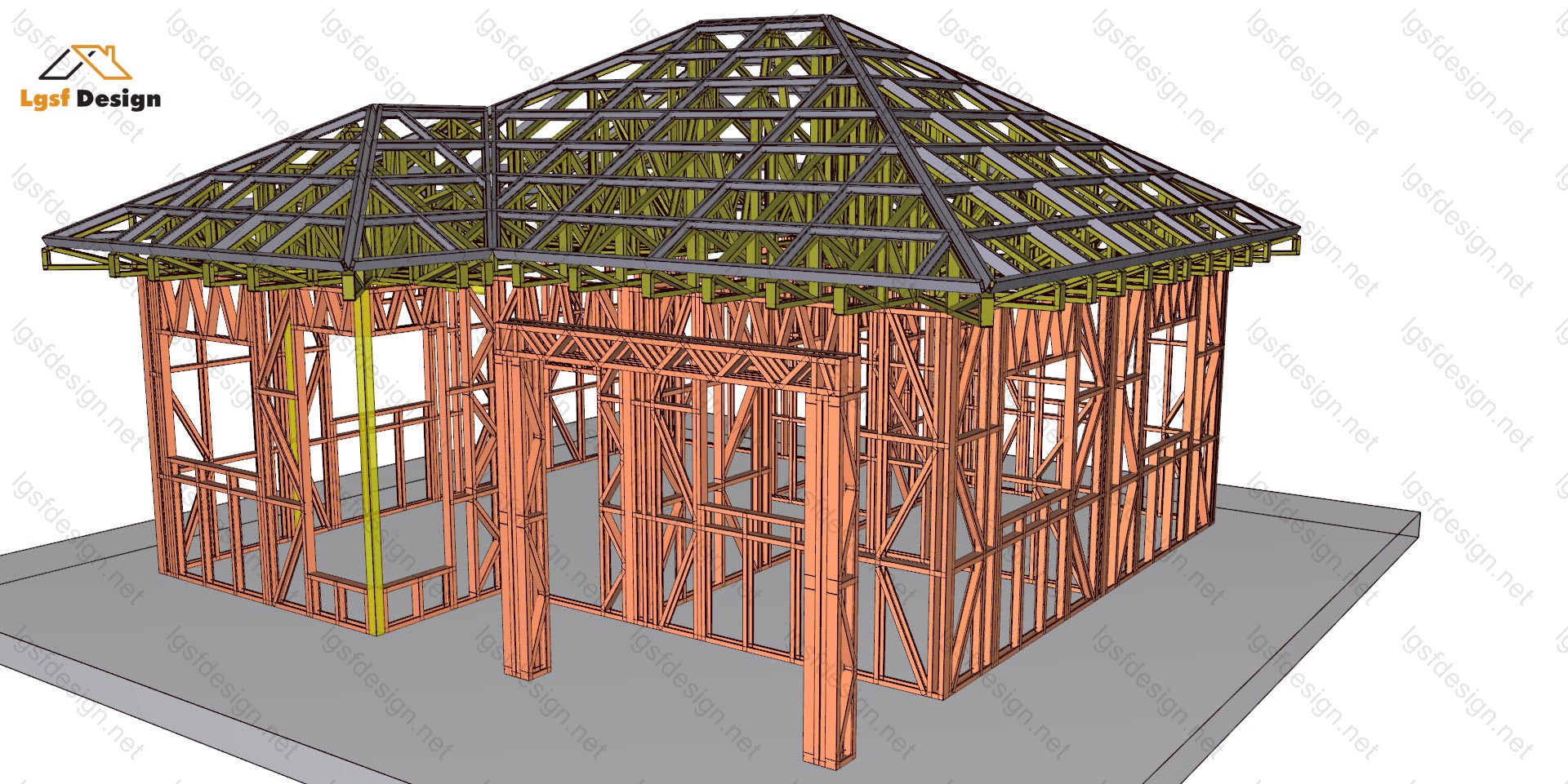 LSF house plan D56210 gallery image 9