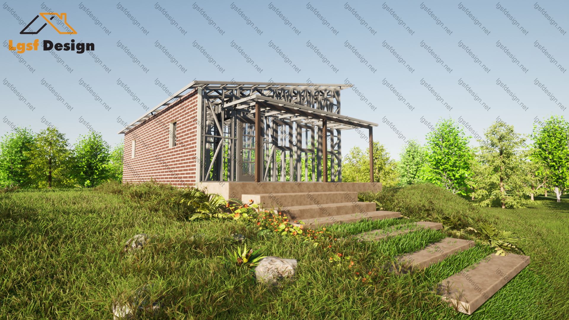LSF house plan D601100 gallery image 12