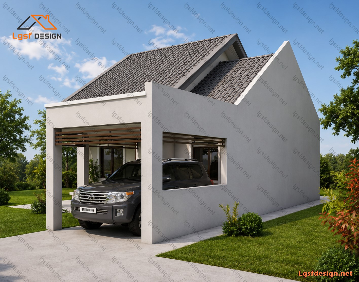 LSF house plan D63210 gallery image 3