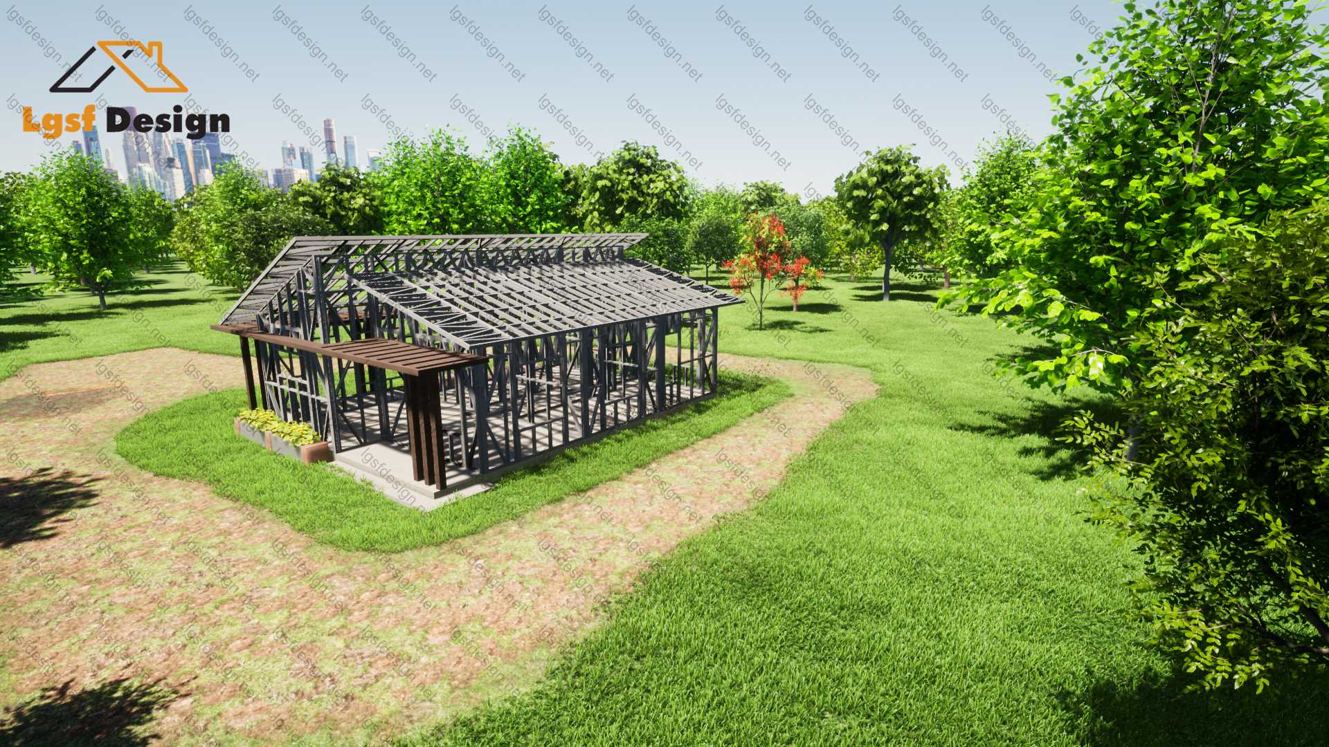 LSF house plan D66320 gallery image 11
