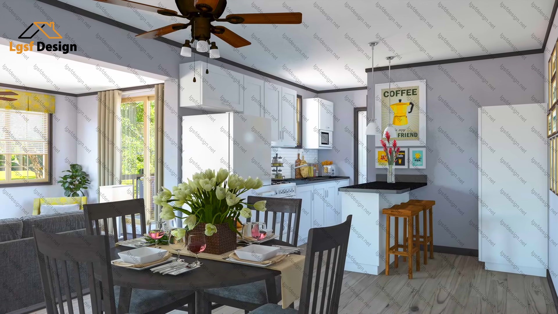 LSF house plan D73310 gallery image 5
