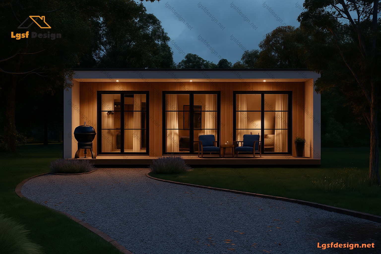 LSF house plan D74110 gallery image 2