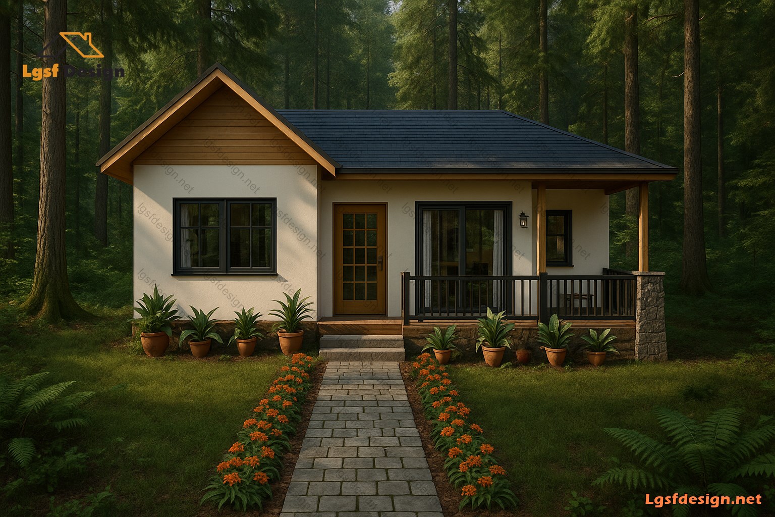 LSF house plan D76320 gallery image 2