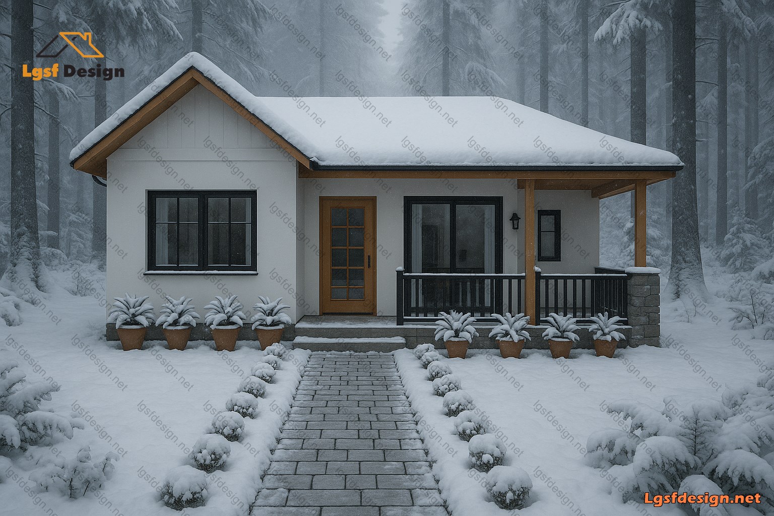 LSF house plan D76320 gallery image 4