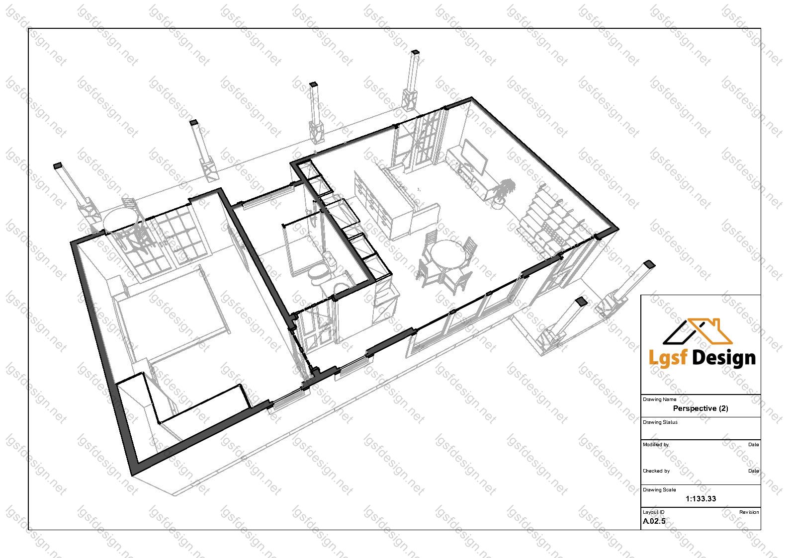 LSF house plan D78110 gallery image 12