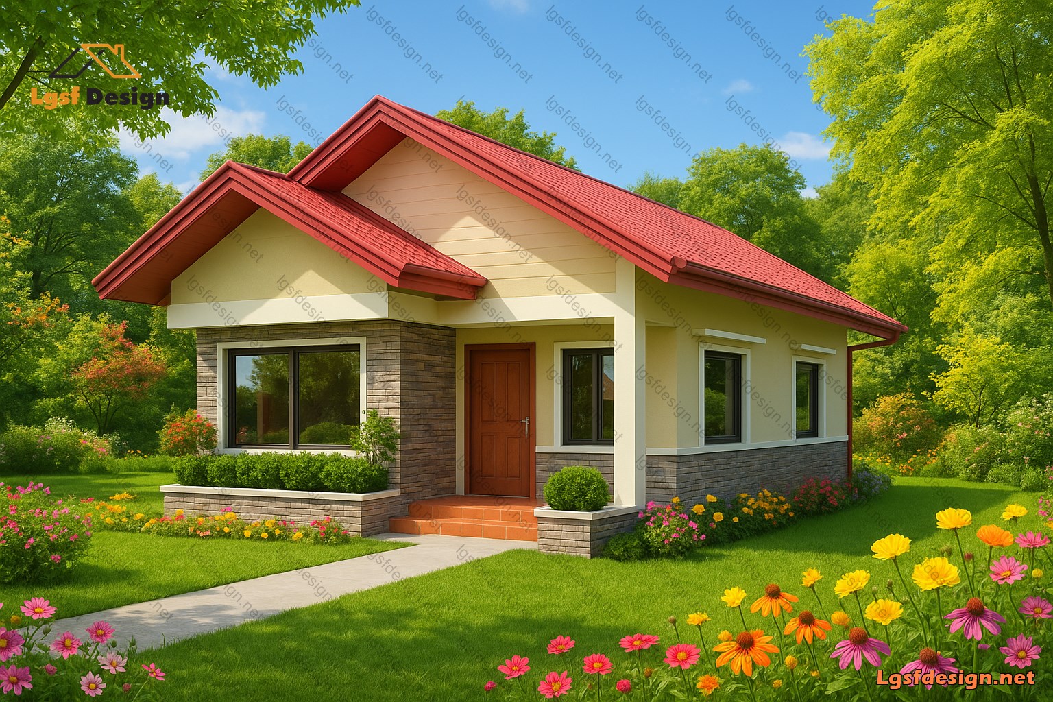 LSF house plan D82320 gallery image 2