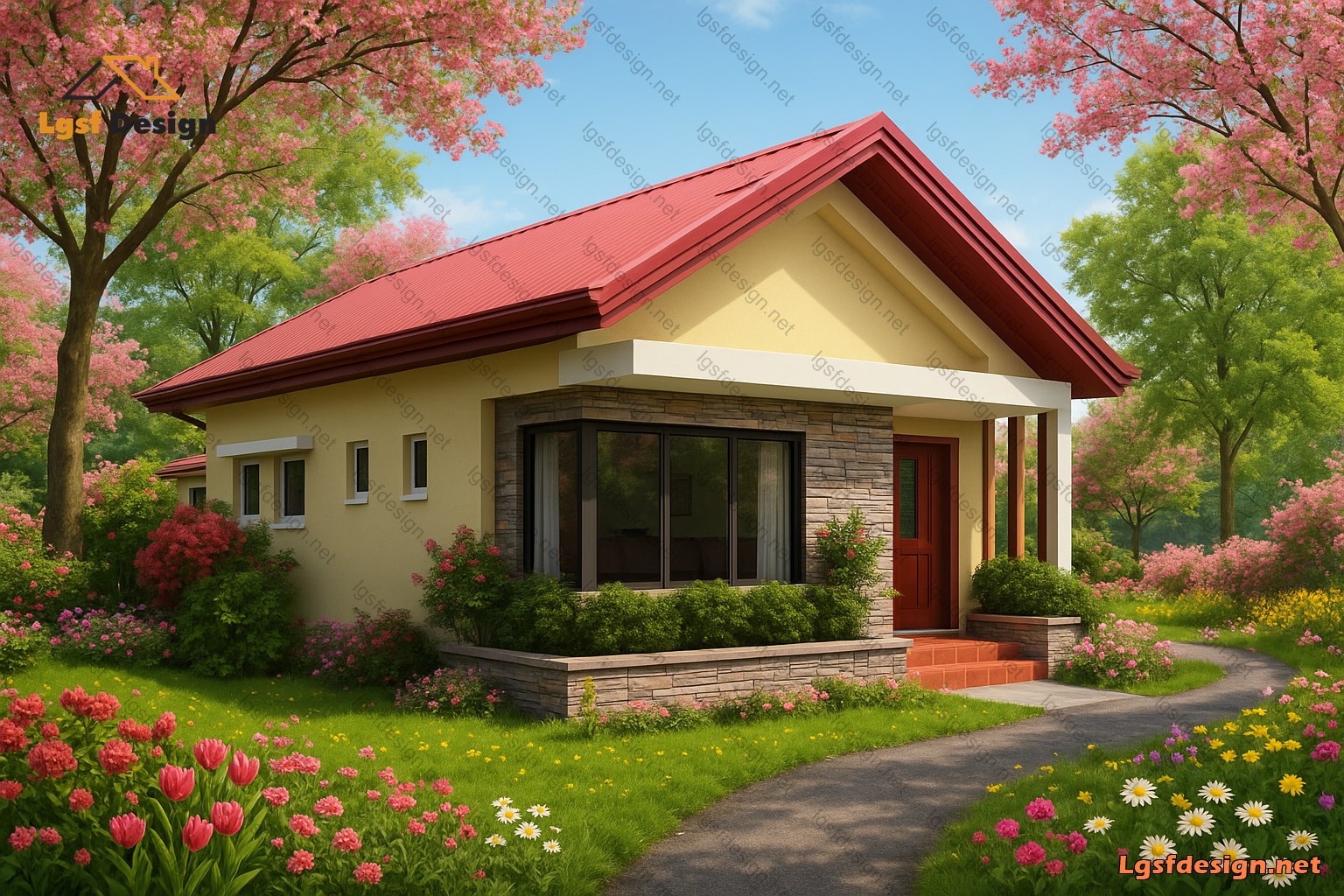LSF house plan D82320 gallery image 4