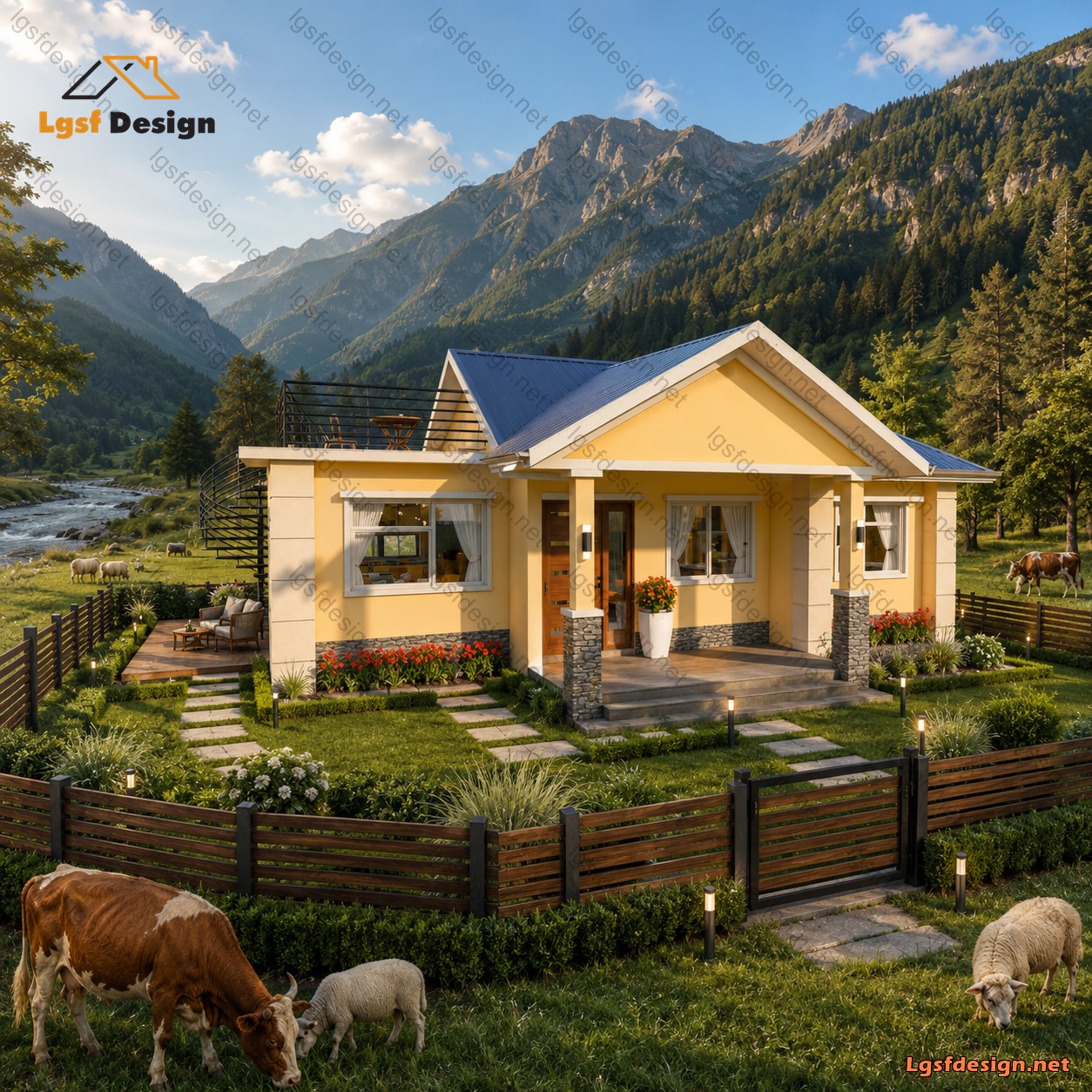 LSF house plan D90320 gallery image 2