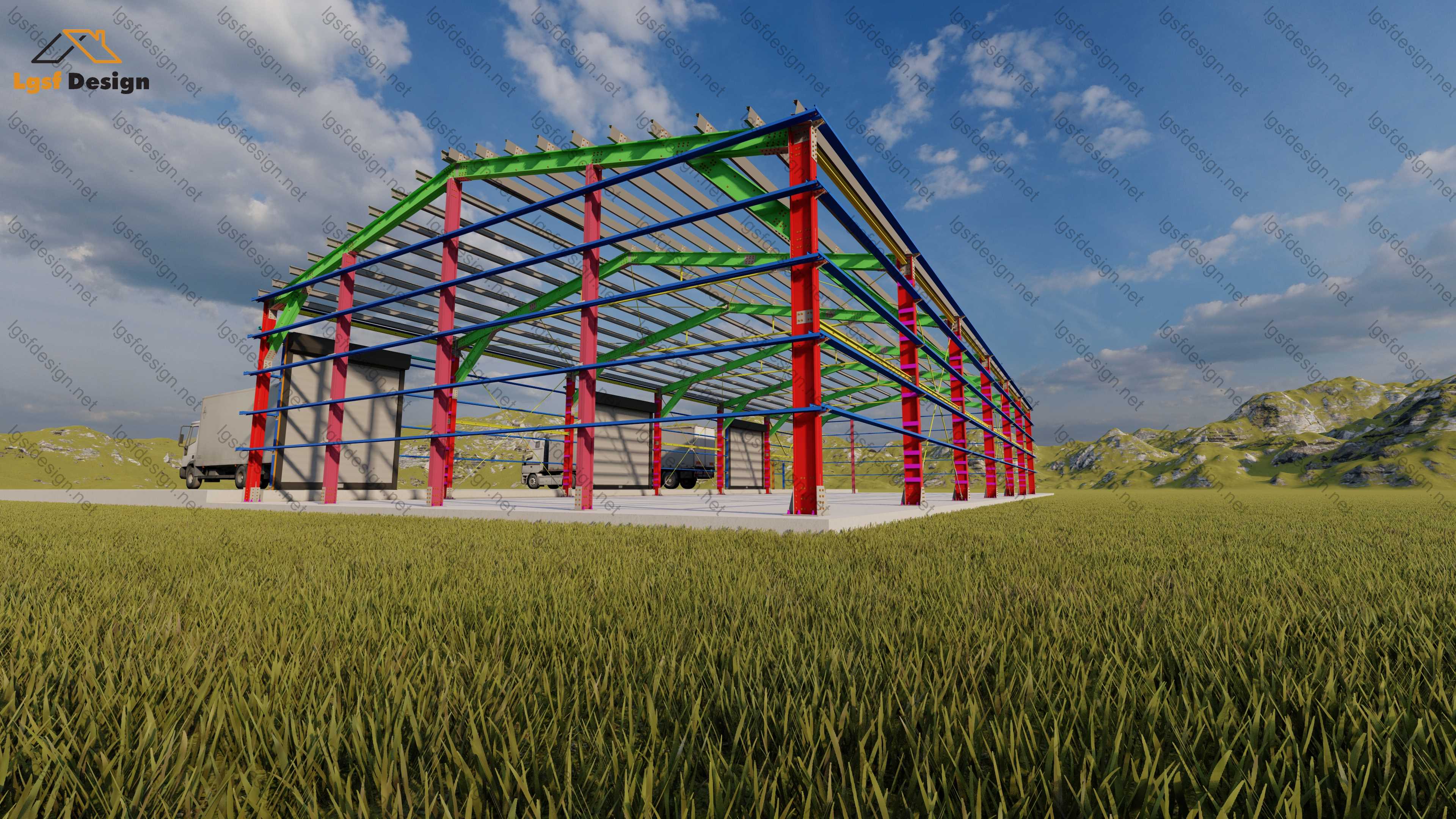LGS WAREHOUSE WITH PORTAL FRAME gallery image 1