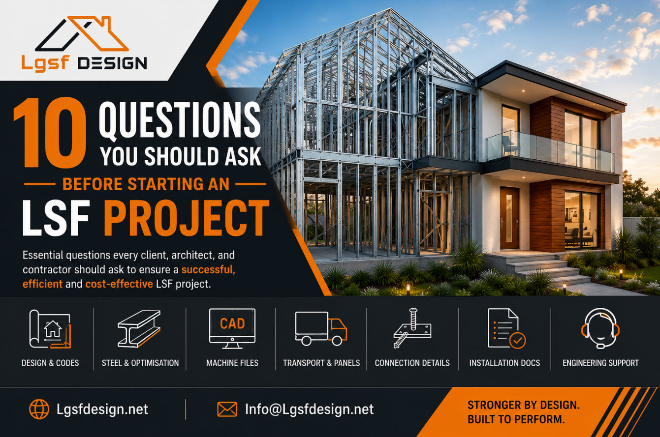 10 Questions You Should Ask Before Starting a Light Gauge Steel Frame  Project